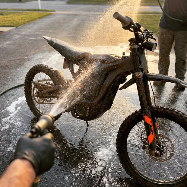 Ultra Bee suspension setup by rider weight
