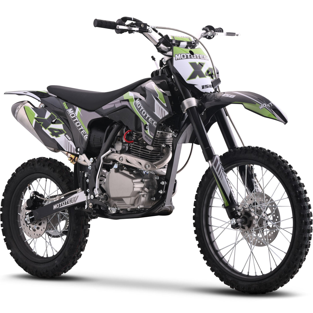 MotoTec X4 150cc Gas Dirt Bike