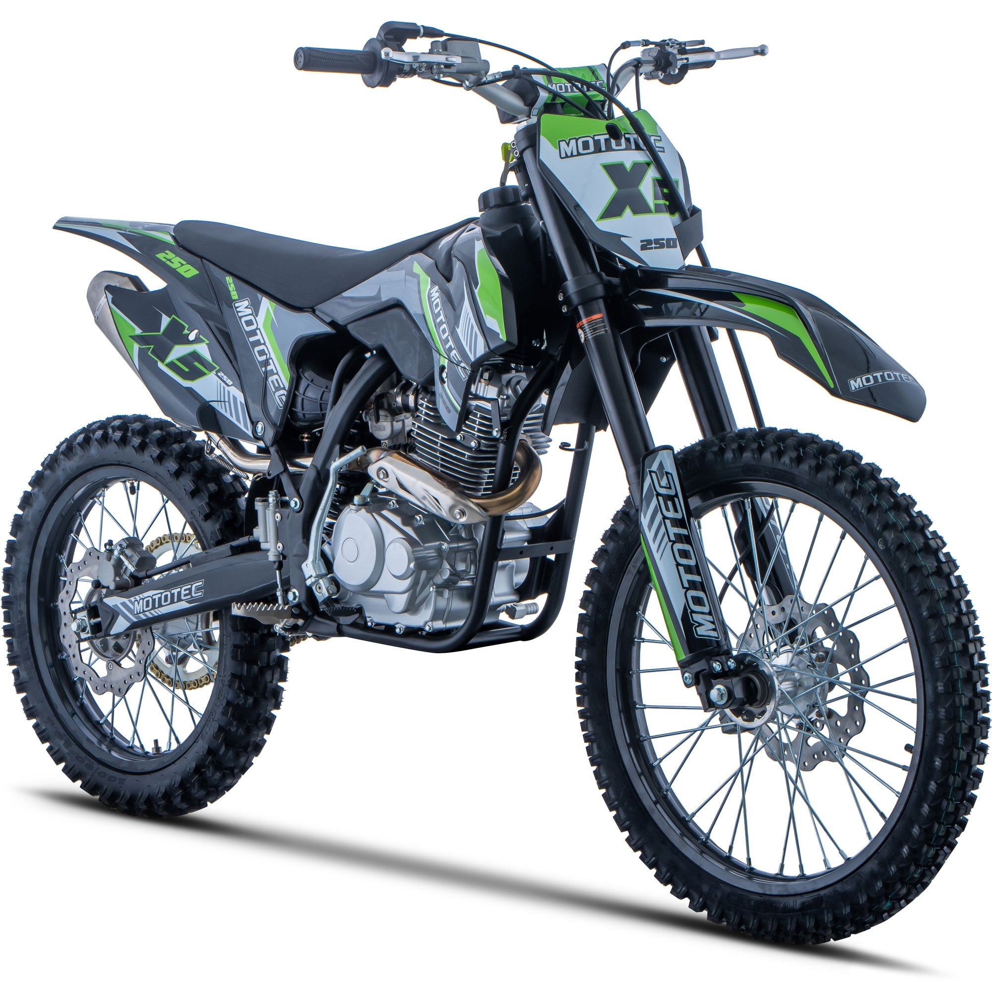 MotoTec X5 250cc Gas Dirt Bike