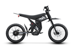 Riding'times GT73 electric dirt bike, studio profile, drive side