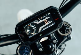 79BIKE Falcon GT dashboard display showing park mode