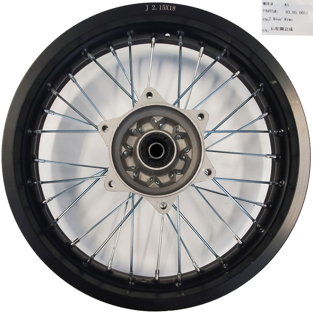 MotoTec X5 Rear Rim 100/90-18