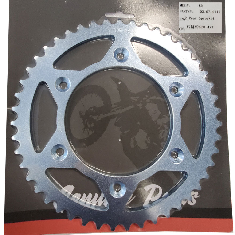 MotoTec X4 X5 Rear Sprocket 520 47T
