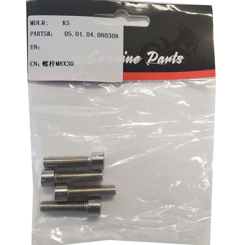 MotoTec X4 X5 Upper Handle Bar Bolts (M8x30)