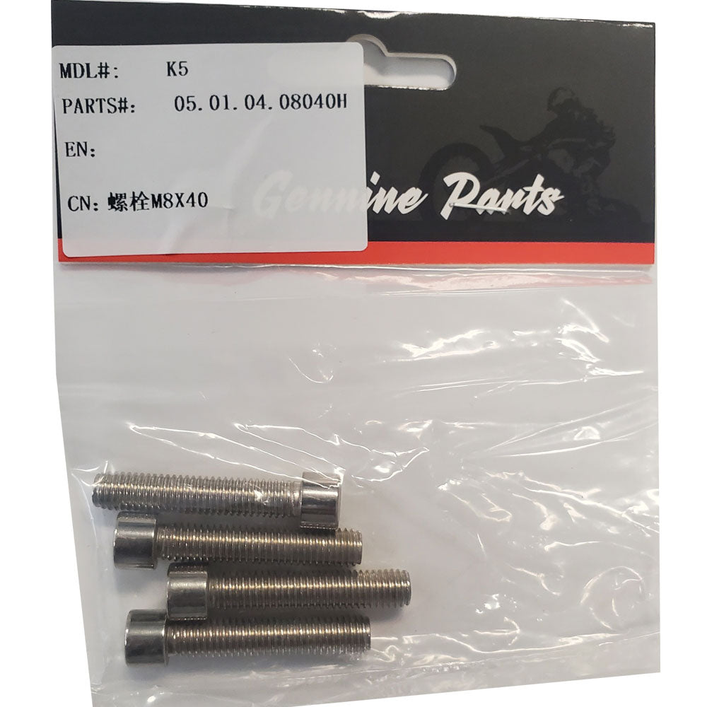 MotoTec X4 X5 Lower Handle Bar Bolts (M8x40)