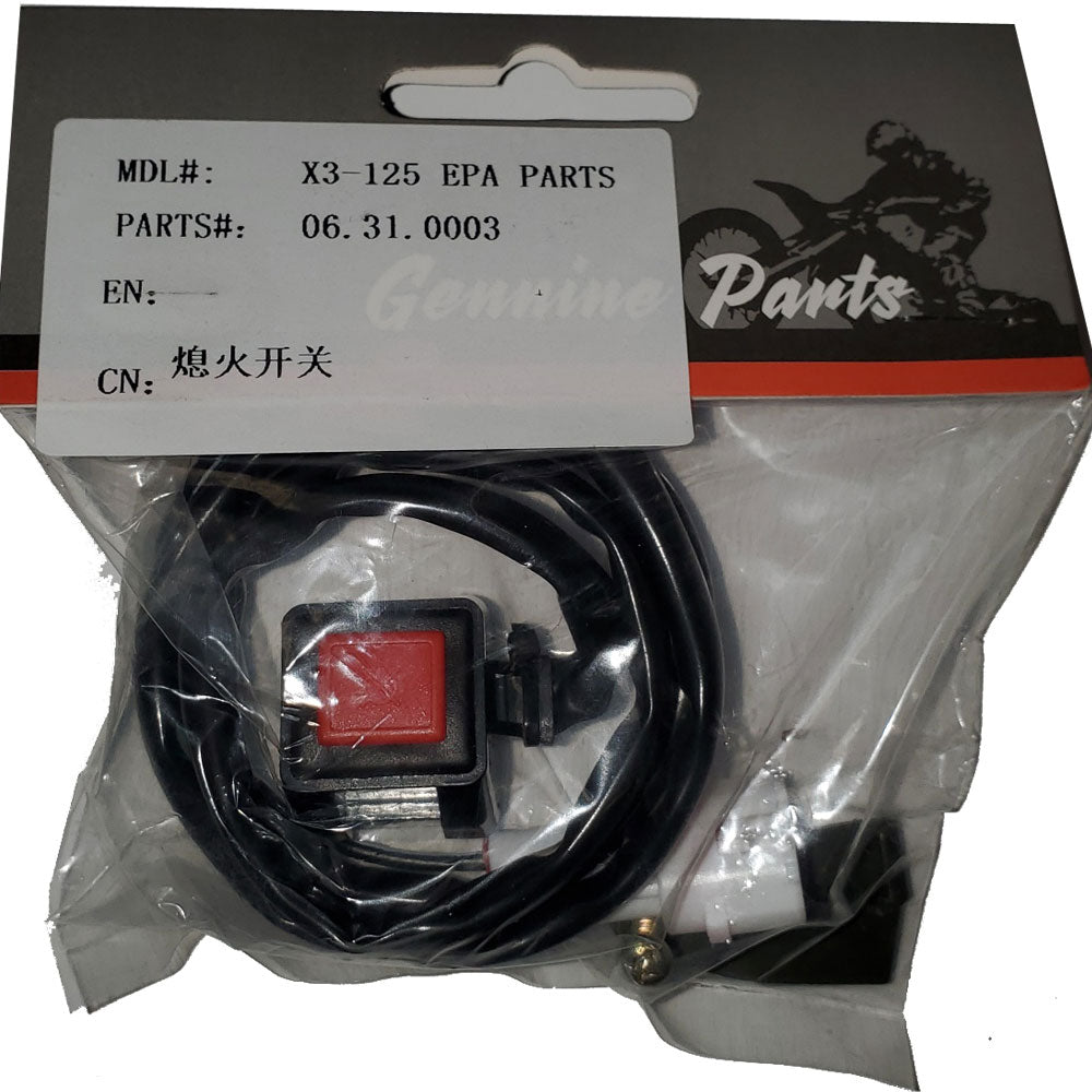 MotoTec X1 X2 X3 Kill Switch Button