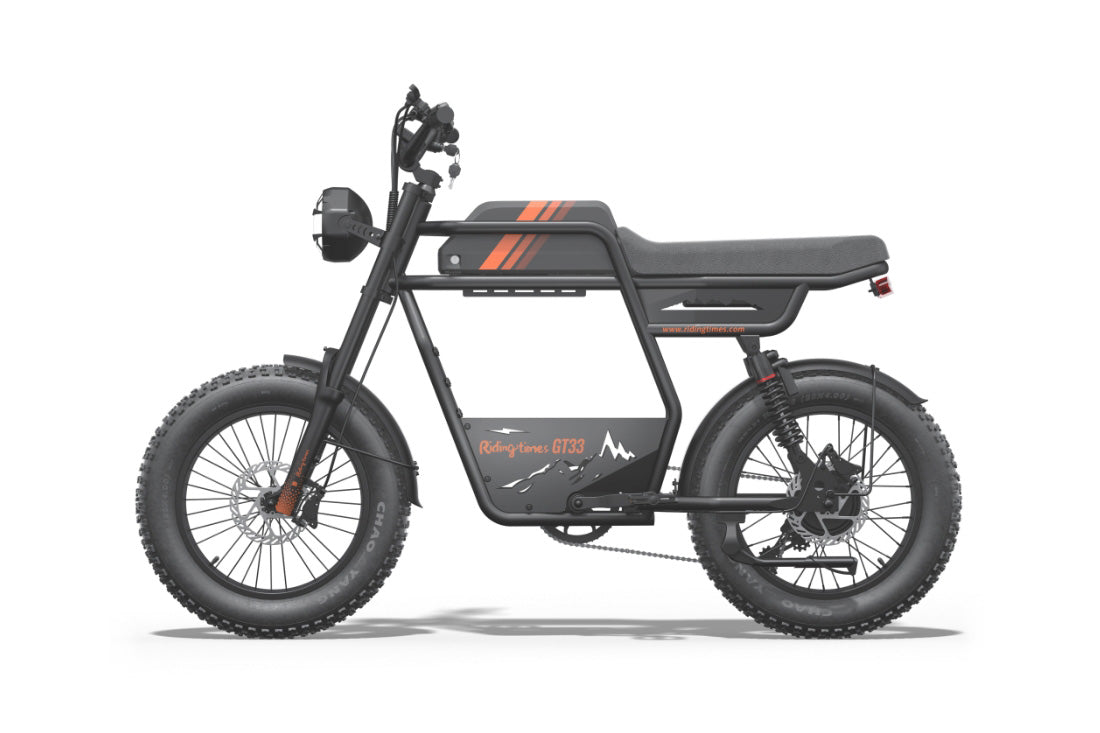 Riding'times GT33 single battery studio render, front view
