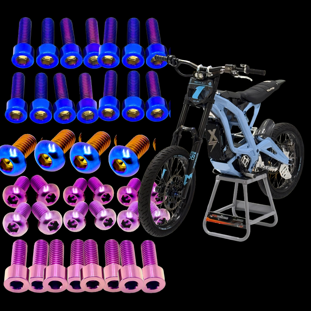 Full Titanium Bolt Kit for Surron Light Bee X, view 1