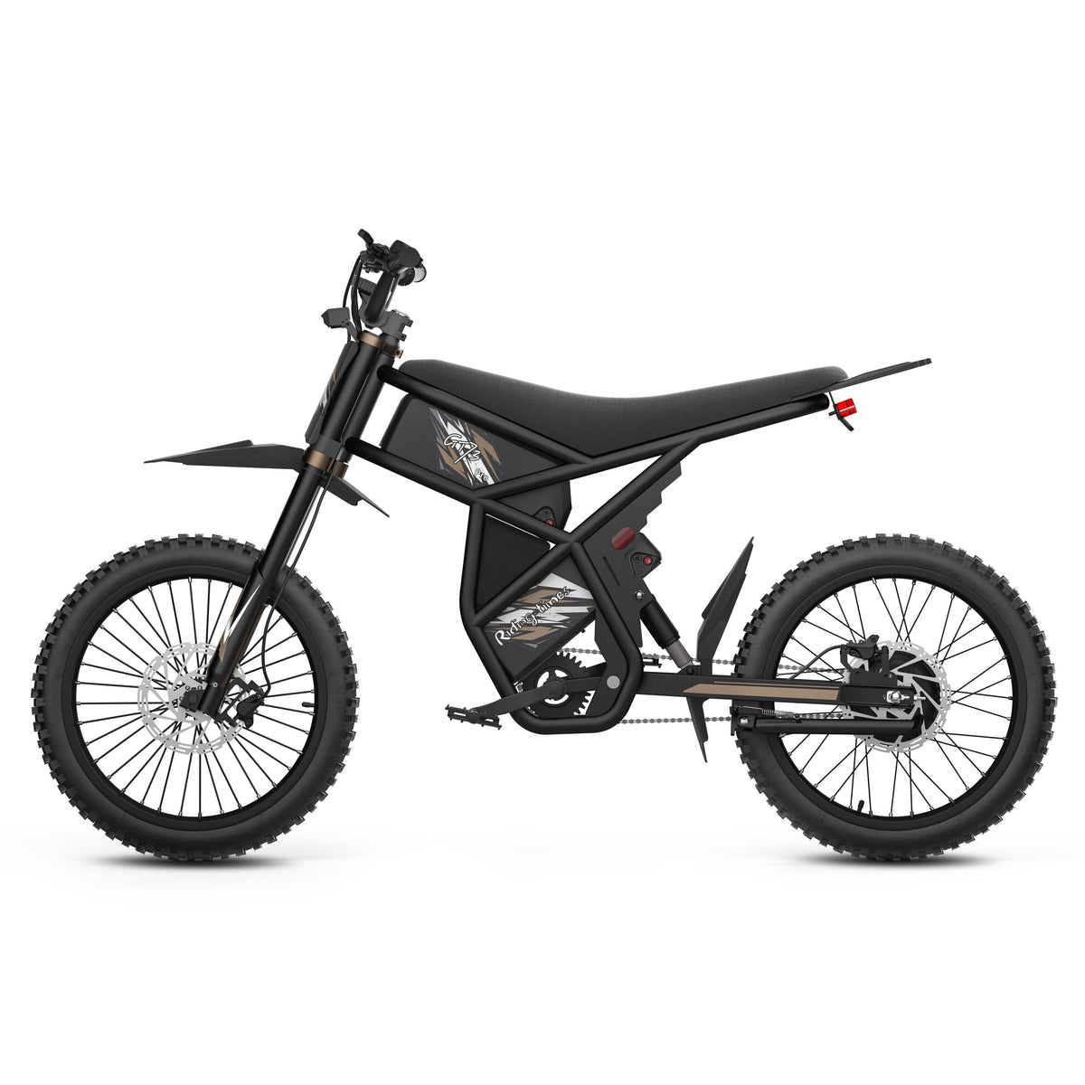 Riding'times GT73 battery and frame detail