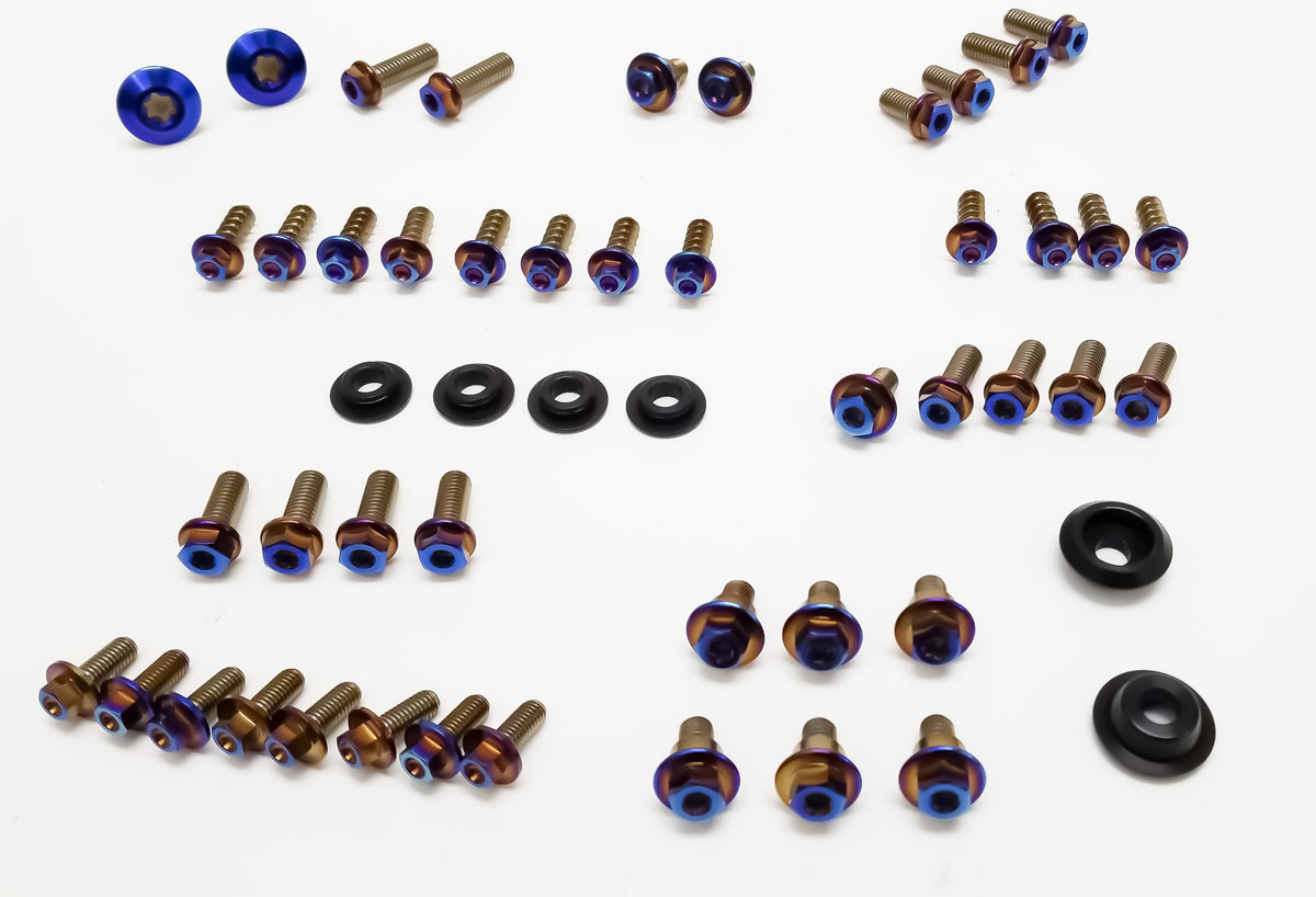 Warp 9 Titanium Body Bolt Kit