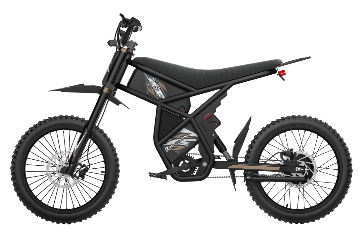 Riding'times GT73 Pro studio render, front three-quarter