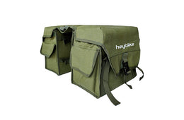 Heybike Bike Rack Pannier Bag in green