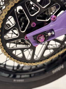 Titanium Sprocket Bolts for Surron & Talaria, pink/purple