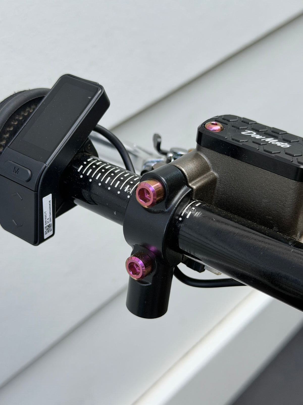 Titanium Brake Mount Bolts, 2 or 4 Pack, pink/purple