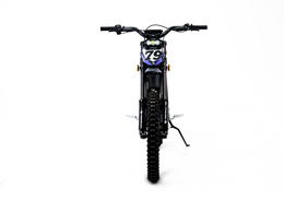 79BIKE Lynx in black and purple, head-on front view