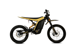 79BIKE Lynx in black and yellow, left side profile