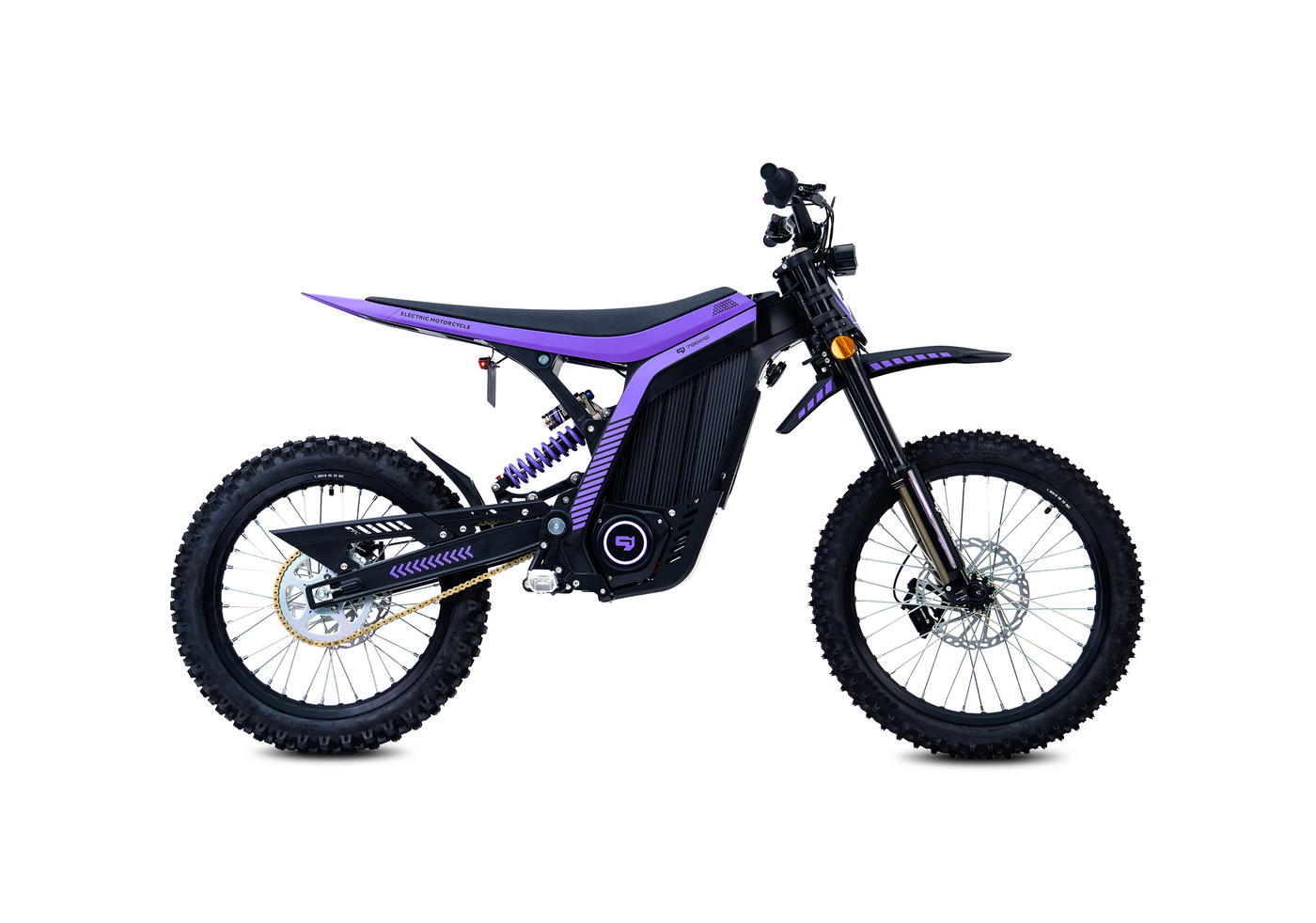 79BIKE Lynx in black and purple, left side profile