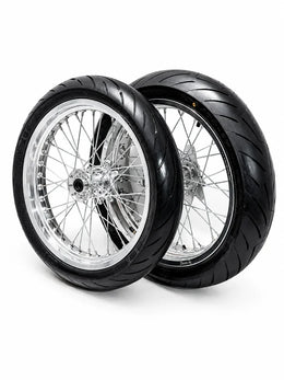 17 in. Chrome Supermoto Wheels, Ultra Bee, view 1
