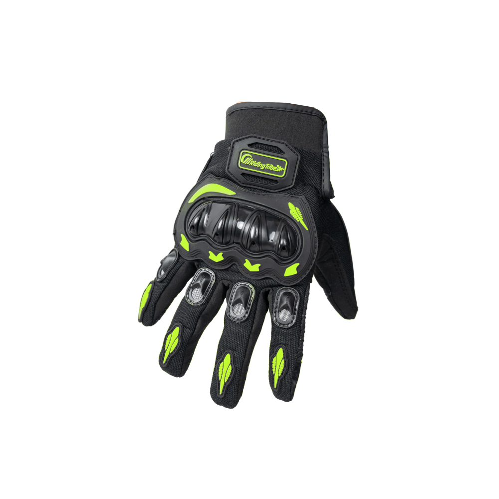 Heybike Dirt Bike Gloves in green, view 3
