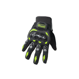 Heybike Dirt Bike Gloves in green, view 3