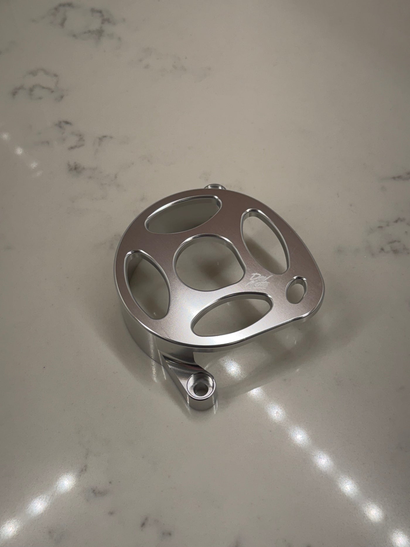 CNC Metal Motor Cover, Two-Bolt Install, view 5