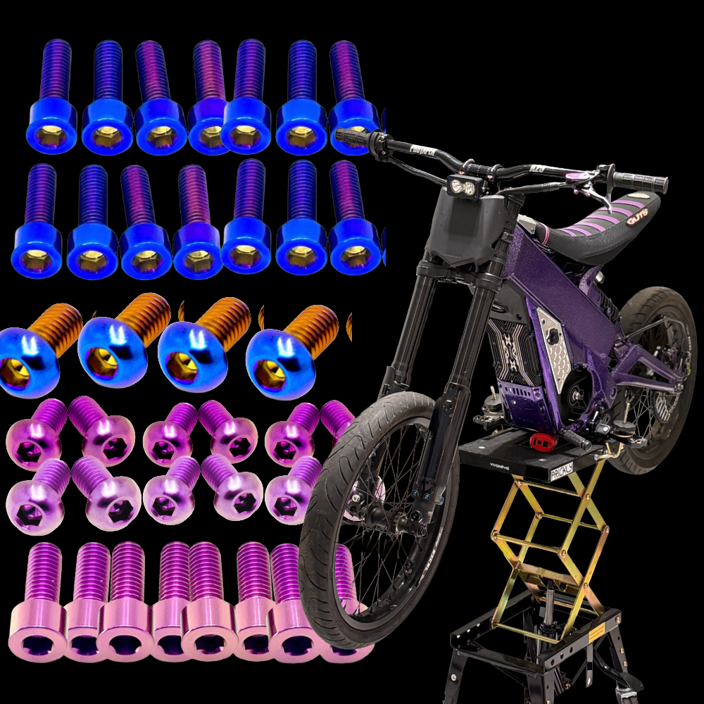 Talaria XXX Full Titanium Bolt Kit, view 1