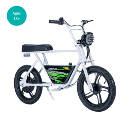 Droyd Blipper Electric Mini Bike in White