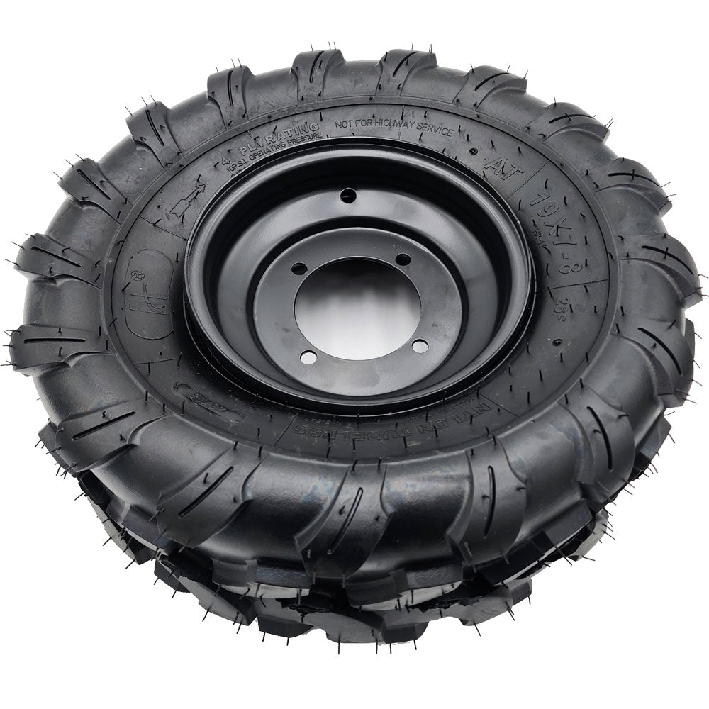 MotoTec Bull 125cc Front Right Wheel 19x7-8