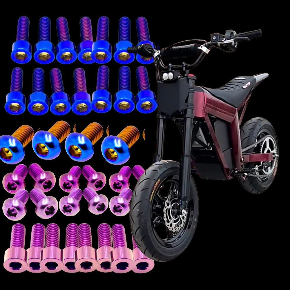 Tuttio Titanium Bolt Kit, Eight Locations, view 1
