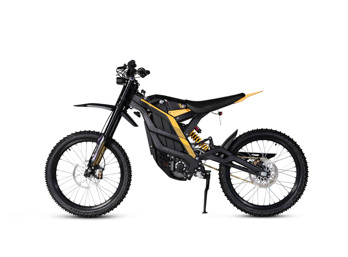 79BIKE Falcon Pro, Kenshi Black frame with yellow graphics