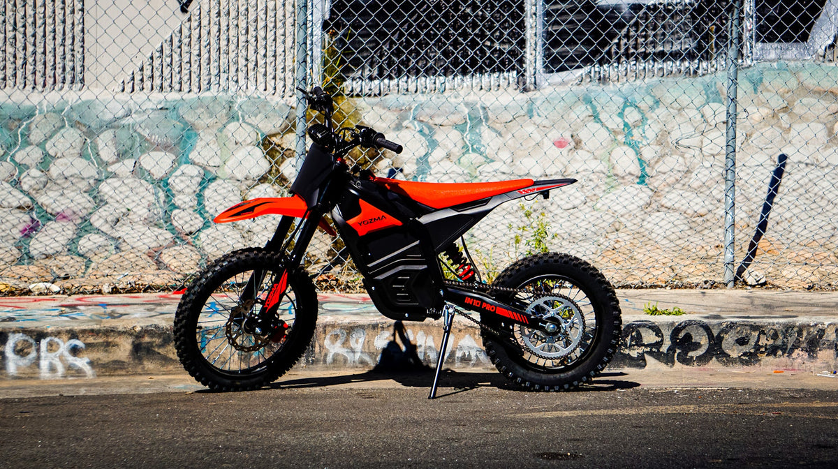 Yozma IN 10 Pro parked against a wall
