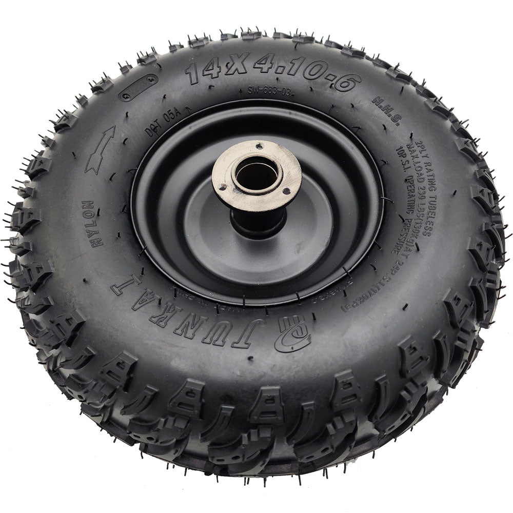 E-Bully Front Left Full Wheel 14x4.10-6