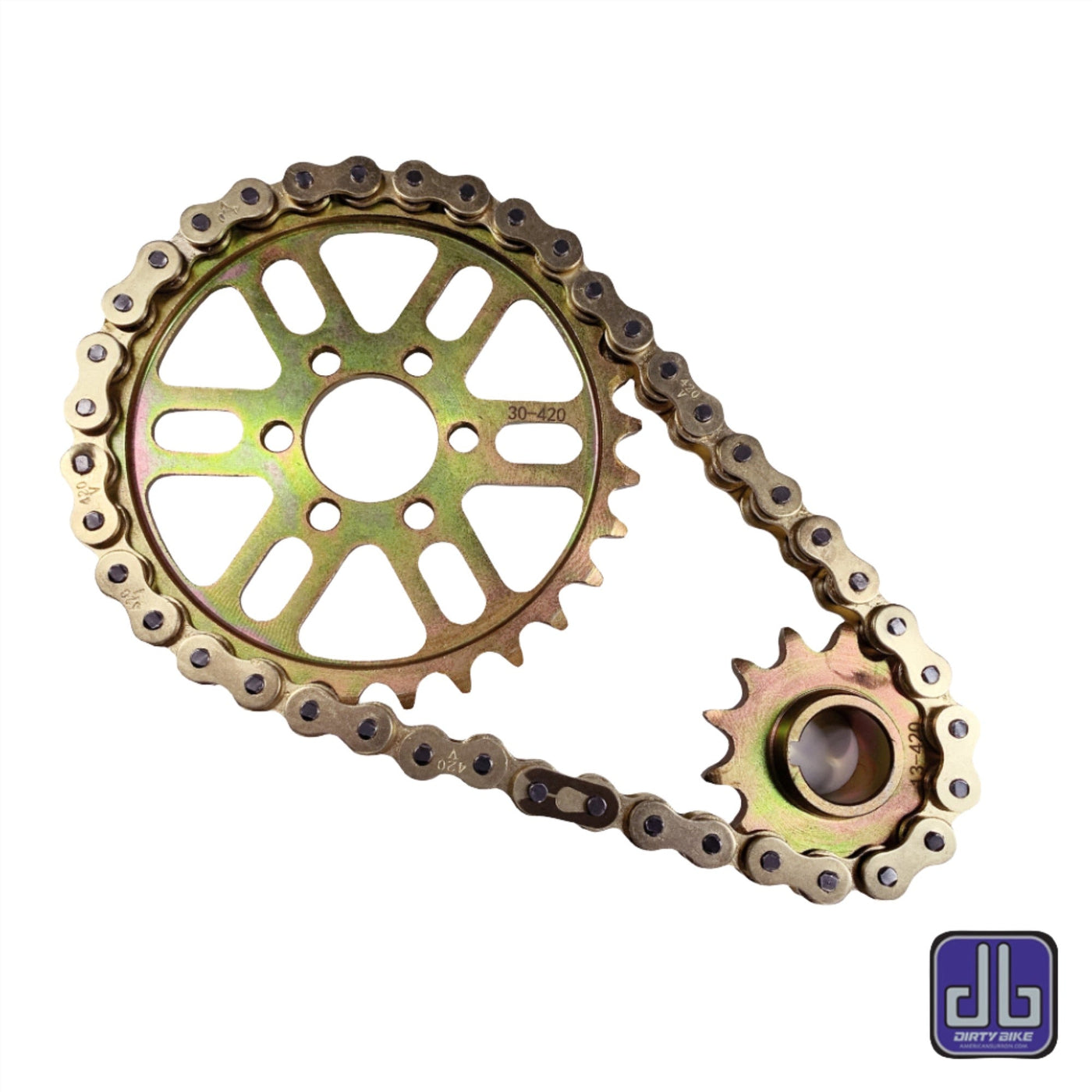 DirtyBike Surron LBX 420 Sealed X-Ring Primary Belt to Chain Conversion Kit