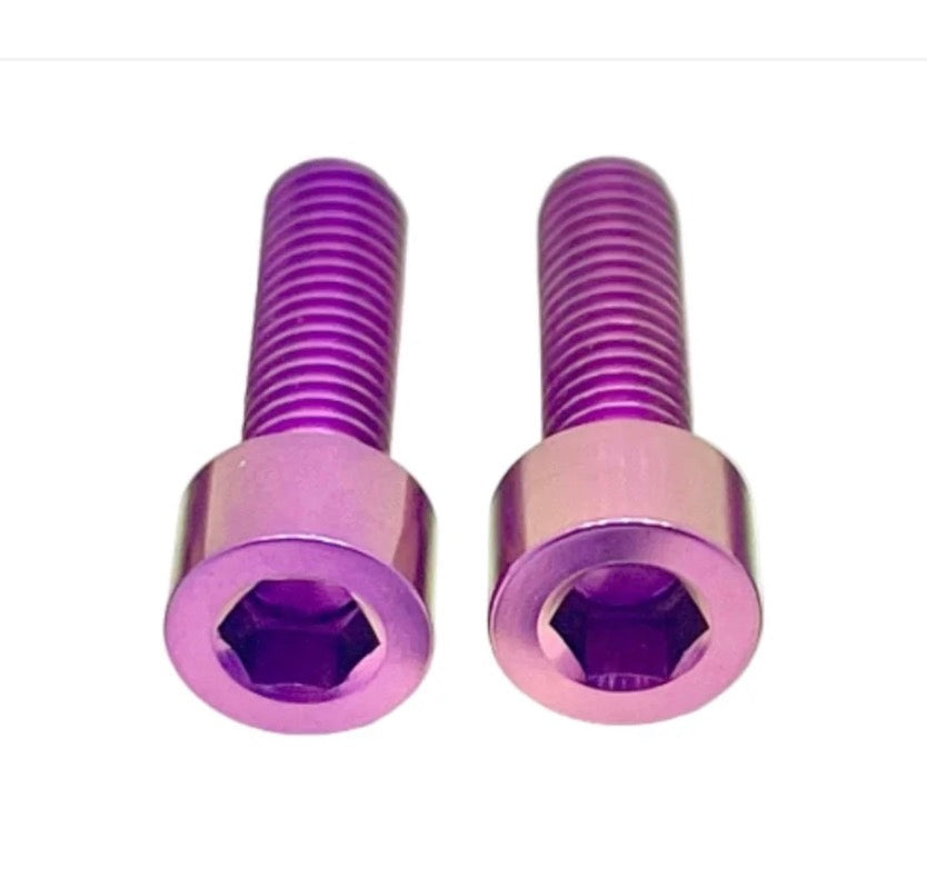 Prickly S2 Mount Titanium Bolts, Pair, pink/purple