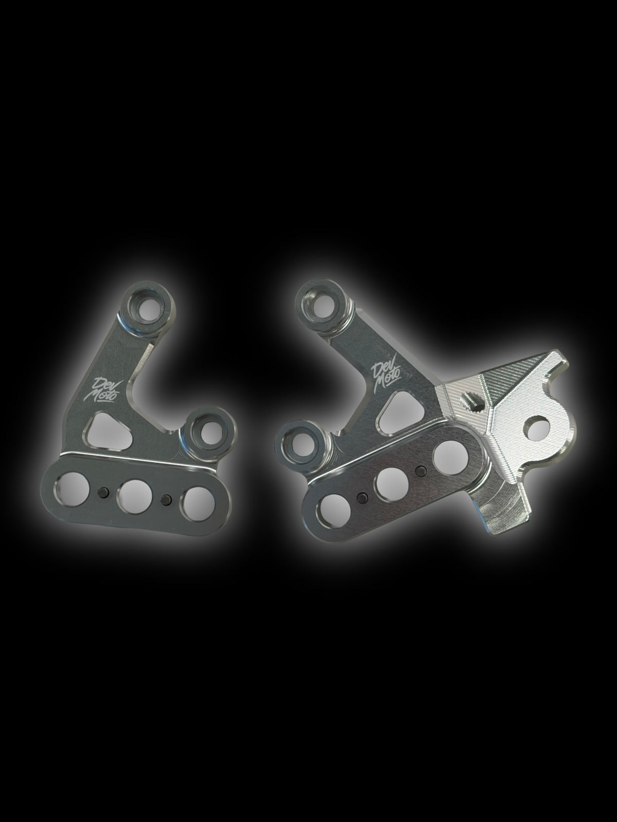 Peg Brackets for Surron, Segway, E-Ride Pro SS, silver