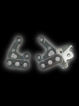Peg Brackets for Surron, Segway, E-Ride Pro SS, silver