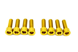 Titanium Direct Mount Stem Bolt Kit for E-Ride Pro SS, gold
