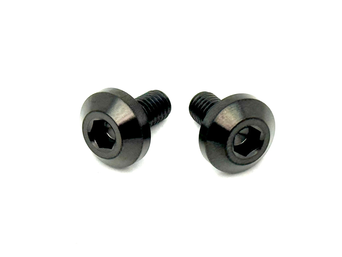 Titanium Chain Guard Bolts (2 pcs) — Surron & Segway · Titanium Surron, black
