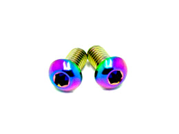 Titanium M6 Ignition Cover Bolts (Set of 2) for E-Ride Pro SS, rainbow