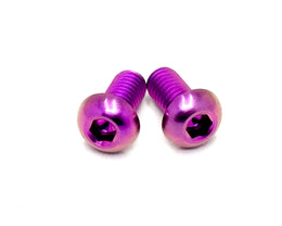 Titanium Chain Guard Bolts (2 pcs) — Talaria · Titanium Surron, purple