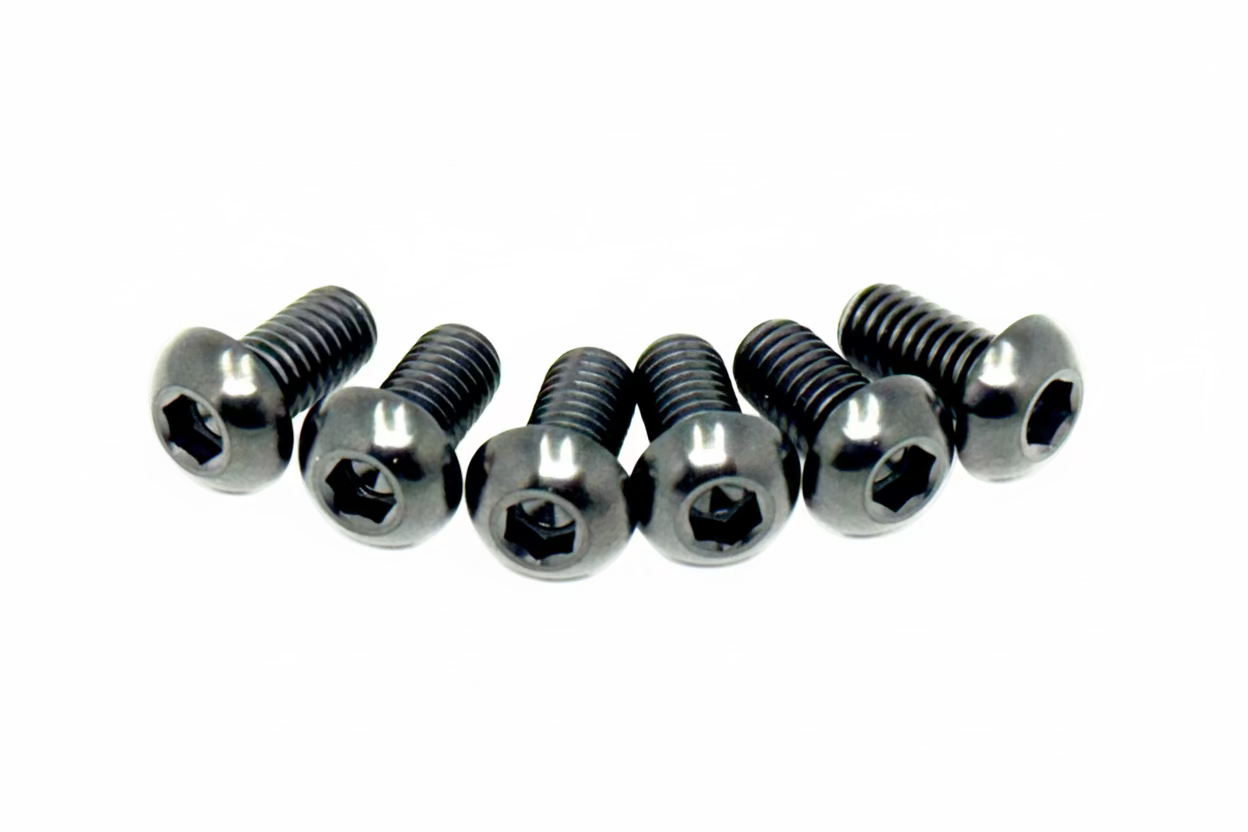 Titanium Rear Rotor Bolts - Most for E-Ride Pro SS, black