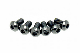 Titanium Rear Rotor Bolts - Most for E-Ride Pro SS, black