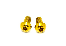 Titanium M6 Ignition Cover Bolts (Set of 2) for E-Ride Pro SS, gold