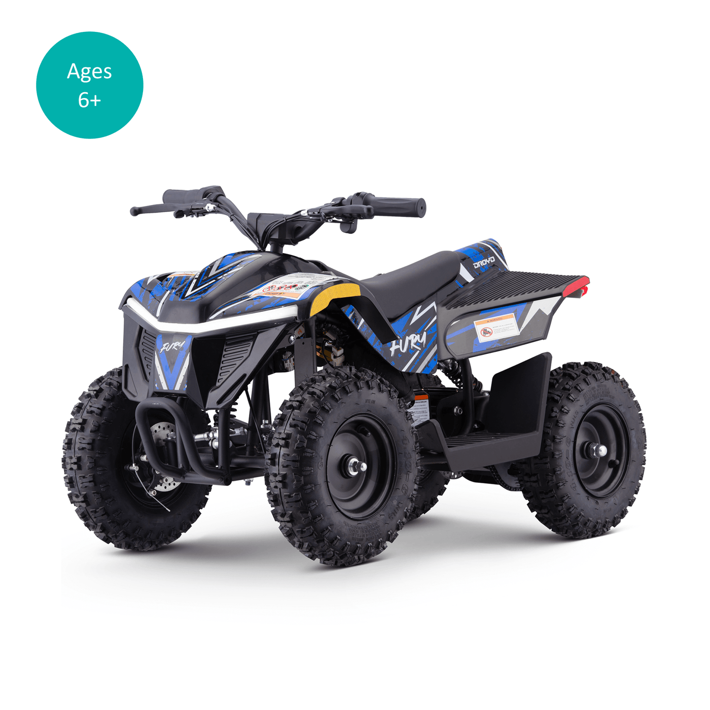 Droyd Fury Electric ATV in Power Blue