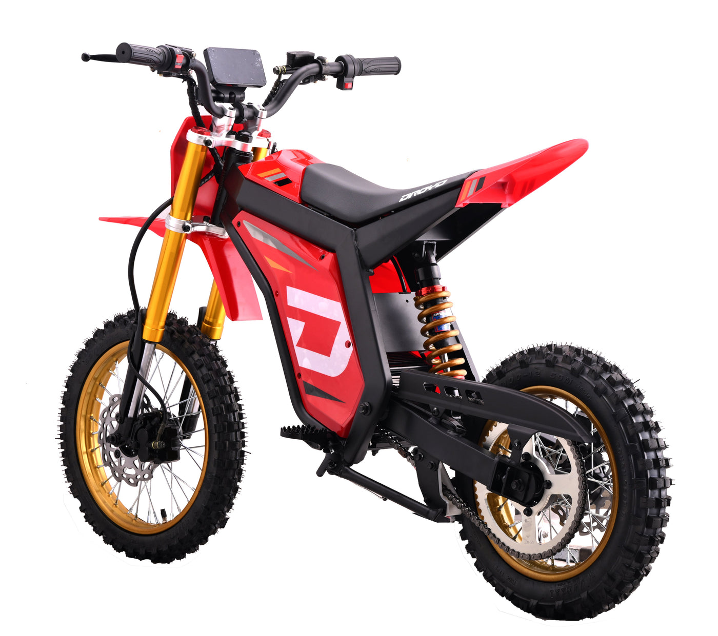 Droyd Berzerker Electric Dirt Bike in Crimson Red