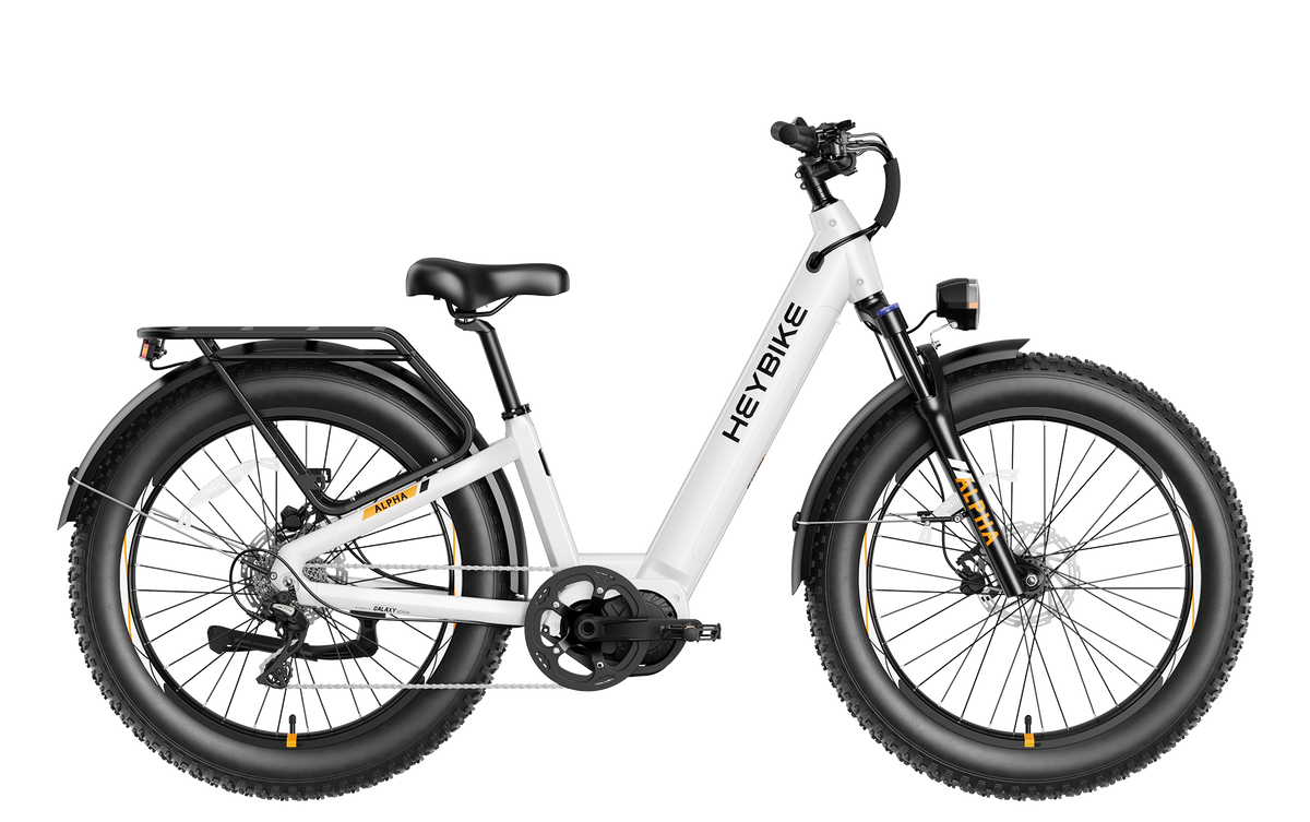 Heybike ALPHA in step-through (pearl white)