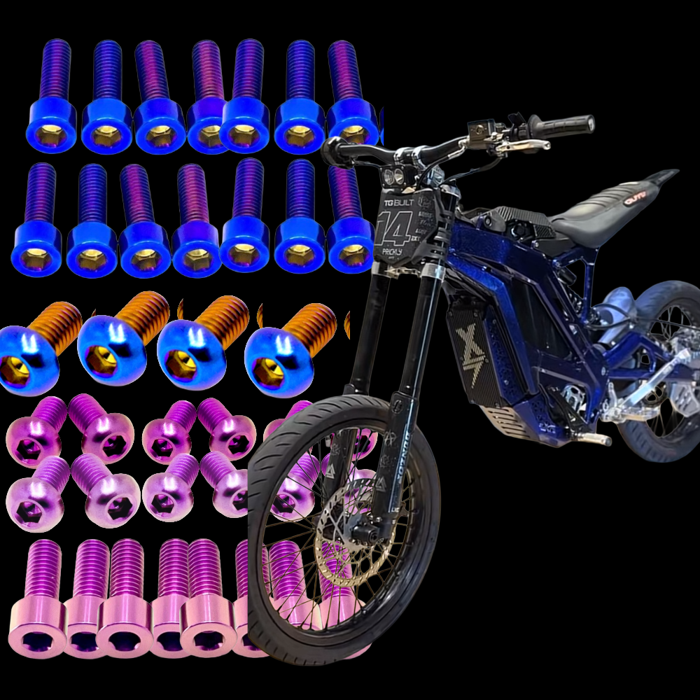 Titanium Bolt Kit for the E-Ride Pro SS, view 1