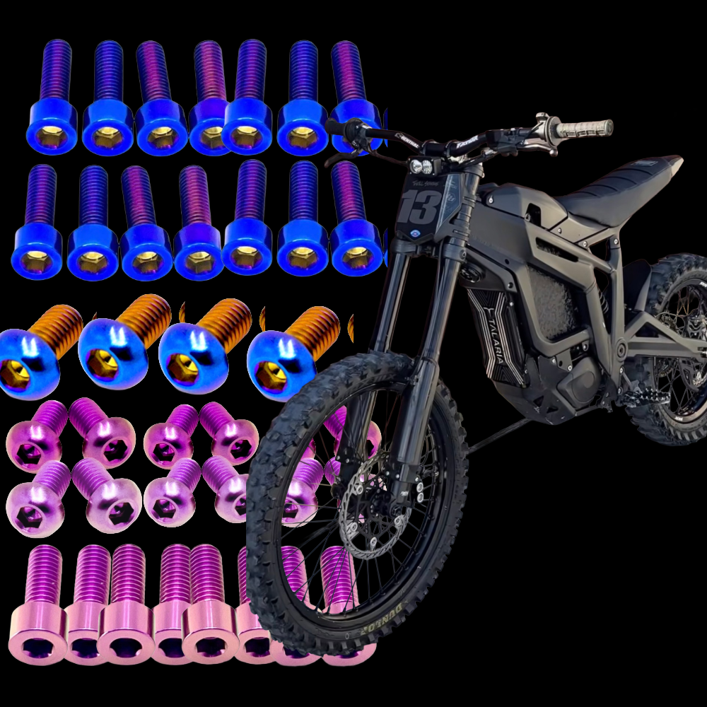 Titanium Bolt Kit for Talaria Sting MX3-MX5, view 1
