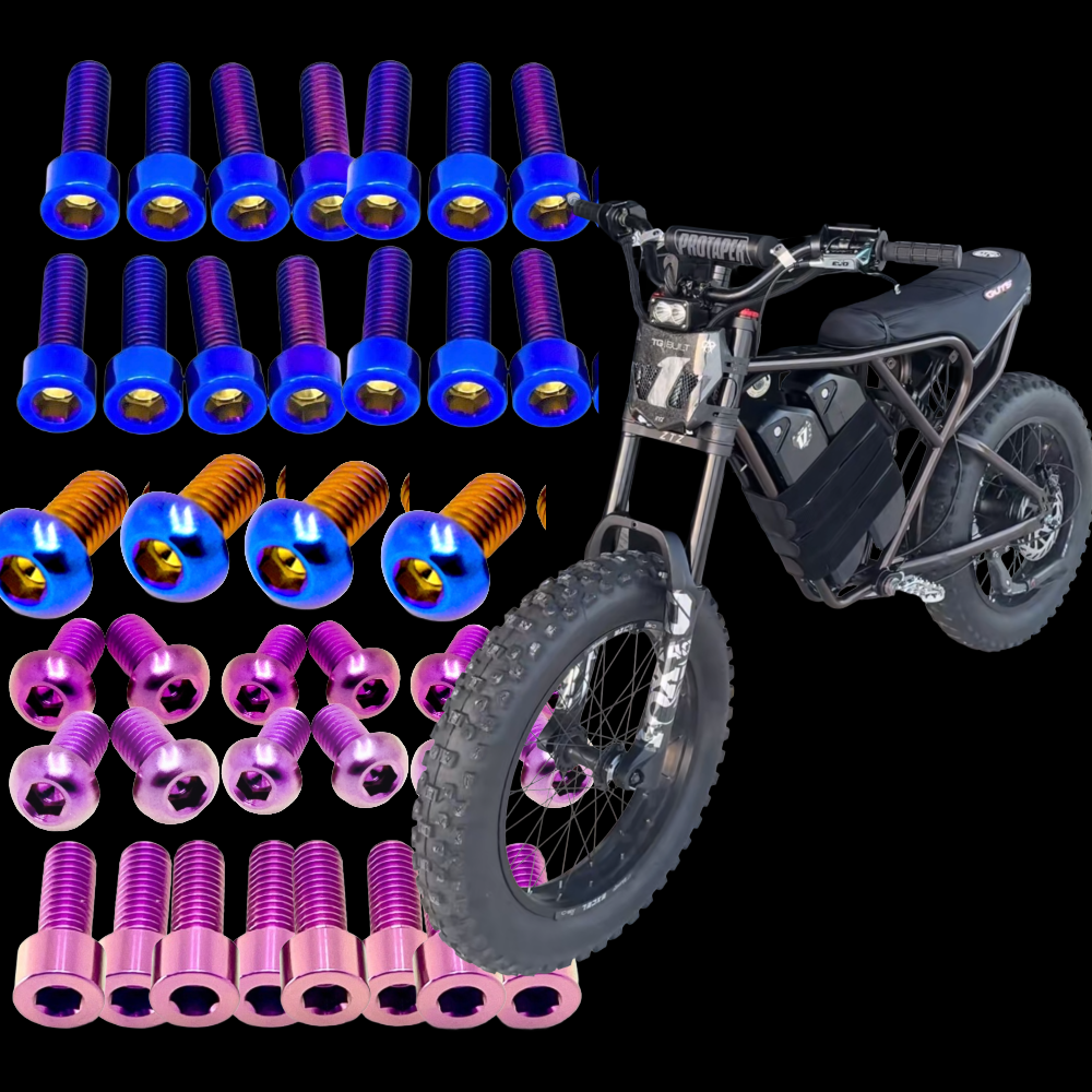 Ridstar Titanium Bolt Kit, Four Bolt Groups, view 1