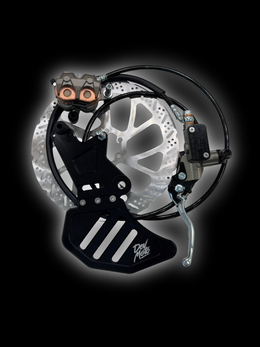 Rear Moto Brake Kit for Surron Light Bee X, black